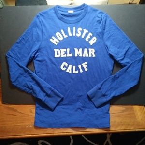 Blue Hollister Long Sleeve Shirt